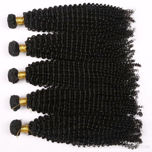 Grade 8A Human Hair Extension Brazilian and Peruvian Hair double drawn Bundles Kinky Curly remy Virgin Hair